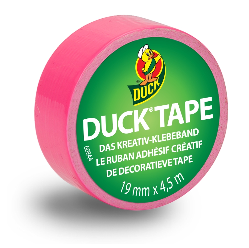 Páska Duck Tape® Duckling Funky Pink - SKLADEM - Kliknutím na obrázek zavřete