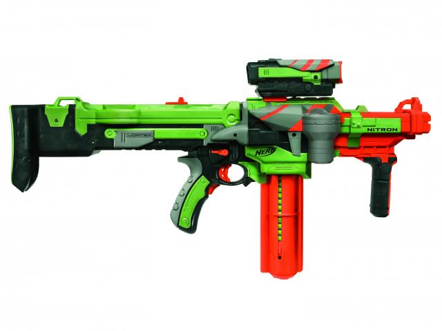 NERF - vortex nitron - automatický samopal se zásobníkem - Kliknutím na obrázek zavřete