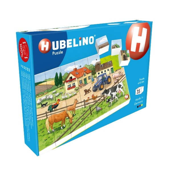 HUBELINO Puzzle-Život na farmě - Kliknutím na obrázek zavřete