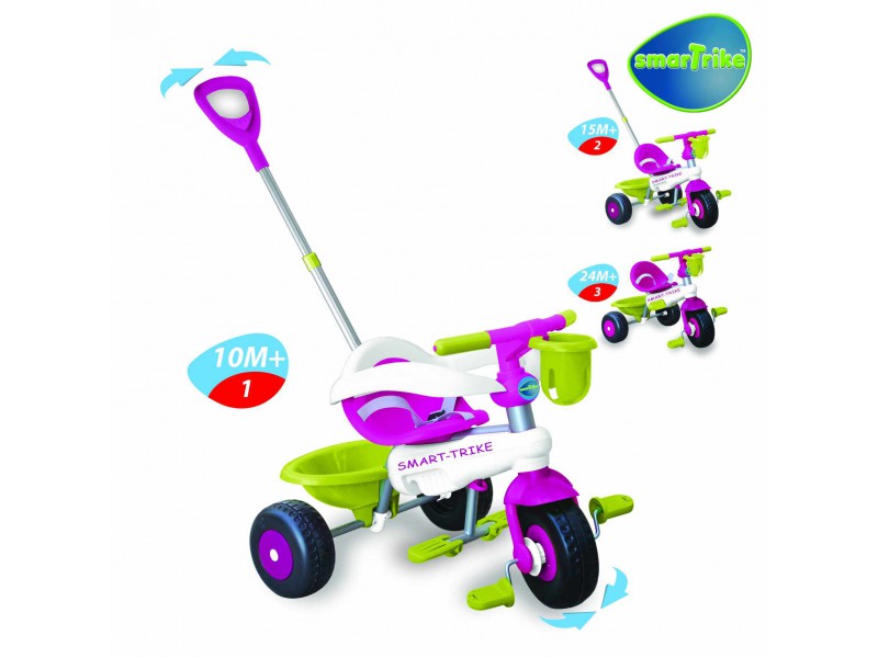 SMART TRIKE Tříkolka LOLLIPOP fialová + DÁREK- - Kliknutím na obrázek zavřete