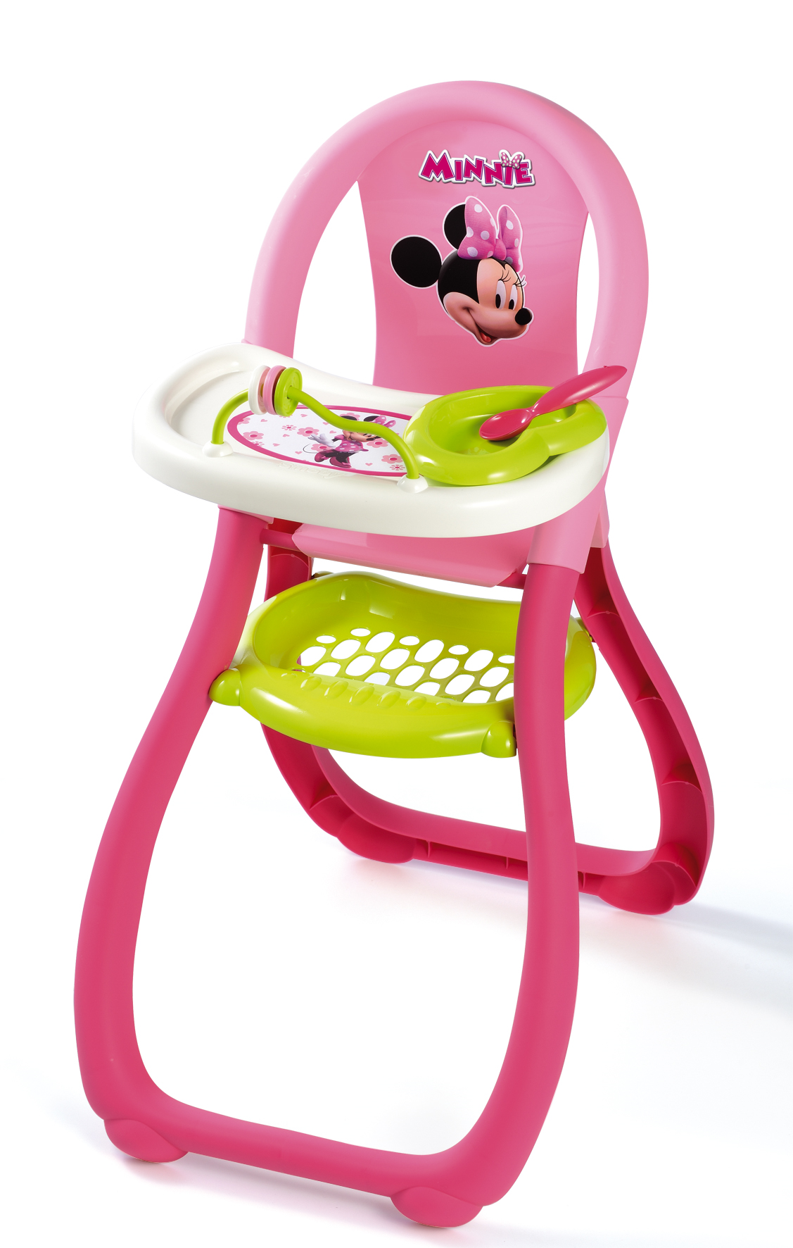 Minnie jídelní židlička pro 42 cm panenky s 2 doplňkami - Kliknutím na obrázek zavřete